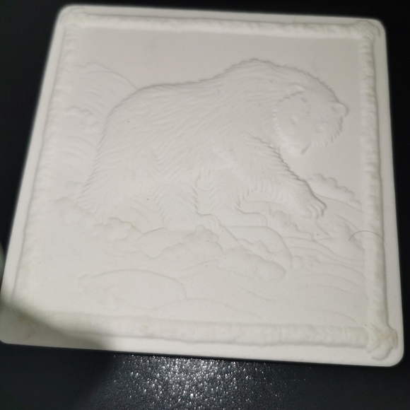 Very rare Lenox outdoor wild animals set of 4 coasters - Picture 5 of 7